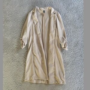 Windsor Lightweight Ruched Taupe Coat (XS/S)